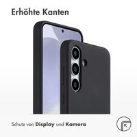 Accezz Liquid Silikoncase Samsung Galaxy S25 Plus - Schwarz