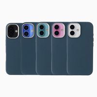 Accezz Mesh Backcover mit MagSafe Apple iPhone 16 - Dunkelblau