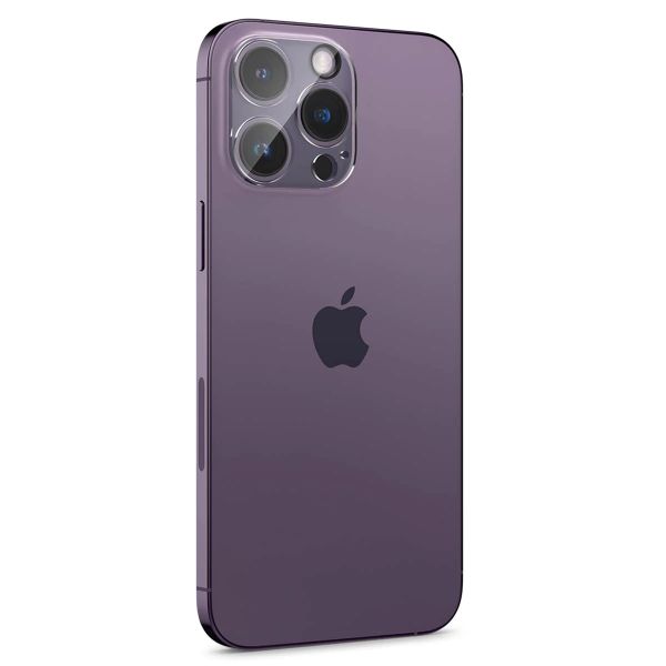 Spigen GLAStR Optik Camera Lens Protector - Kamerainsel-Schutz (2er-Pack) Apple iPhone 14 Pro (Max) - Transparent