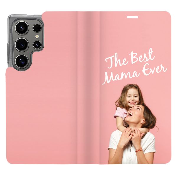 Gestalte deine eigene Compact Gel Klapphülle Samsung Galaxy S25 Ultra - Weiß