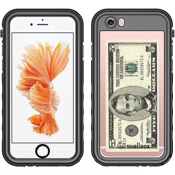 Redpepper Dot Waterproof Case Apple iPhone SE (2022 / 2020) / 8 / 7 / 6(s) - Schwarz