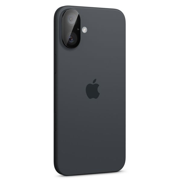 Spigen GLAStR Optik Camera Lens Protector - Kamerainsel-Schutz (2er-Pack) Apple iPhone 16 / 16 Plus - Schwarz