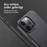 Accezz MagSafe Leather Backcover Apple iPhone 14 Pro Max - Onyx Black