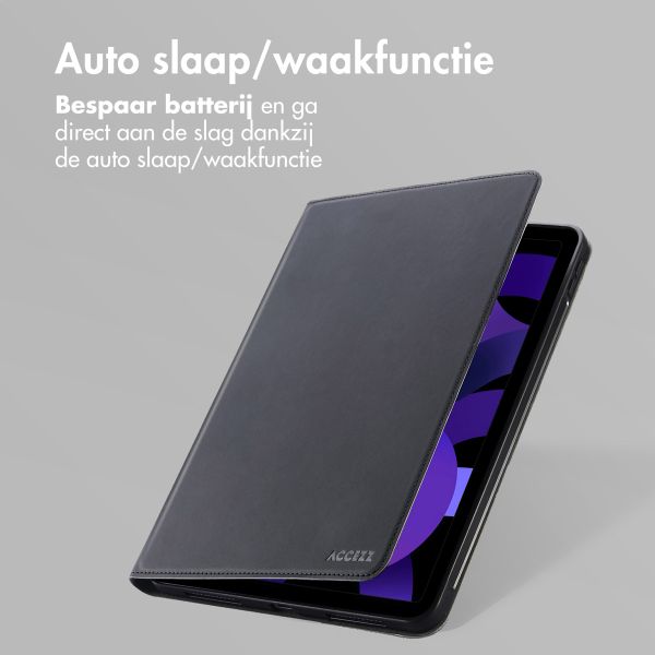 Accezz Classic Tablet Case Apple iPad 11 (2025) 11 Zoll A16 / iPad 10 (2022) 10.9 Zoll - Schwarz
