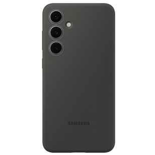Samsung Original Silikon Cover Samsung Galaxy S24 FE - Schwarz
