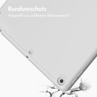 Accezz Smarte Klapphülle aus Silikon Apple iPad 6 (2018) 9.7 Zoll / iPad 5 (2017) 9.7 Zoll - Grau