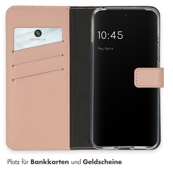 Selencia Echtleder Klapphülle Google Pixel 8 - Dusty Pink