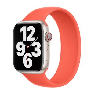 Apple Silikon Solo Loop für  Apple Watch | 38/40/41/42 mm - Größe 2 - Nectarine