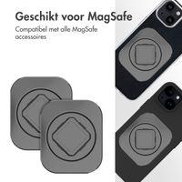 Accezz EasyLock Handyhalterung Auto - Inklusive Hülle für das Apple iPhone 15 - Lüftungsgitter -  360 Grad drehbar - Schwarz