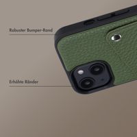 Selencia Riva Back Cover mit Kartenfach Apple iPhone 14 / 13 - Sage Green
