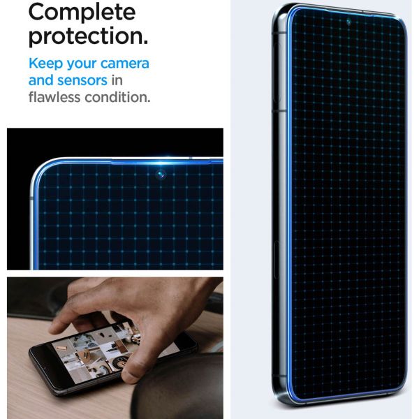 Spigen GLAStR Fit Displayschutzfolie 2er-Pack + Applicator Samsung Galaxy S23