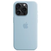 Apple Silikon-Case MagSafe Apple iPhone 15 Pro - Hellblau