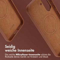 Accezz MagSafe Leather Backcover Samsung Galaxy A36 / A56 - Sienna Brown