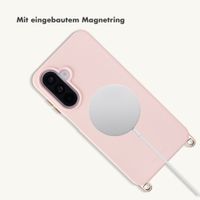 Selencia Rivièra Backcover mit MagSafe mit abnehmbaren Haken Samsung Galaxy A18 / A17 / A16 / A26 - Sorbet Pink