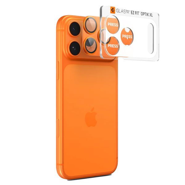 Spigen GLAStR EZ Fit Optik Kameraschutz Apple iPhone 17 Pro - Orange