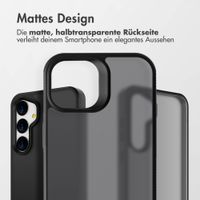 Accezz Rugged Frosted Back Cover Samsung Galaxy A35 - Schwarz