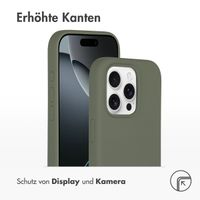 Accezz Liquid Silikoncase mit MagSafe Apple iPhone 16 Pro - Cooper Green