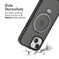 Accezz Ring Stand Backcover mit MagSafe Apple iPhone 15 - Schwarz