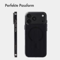 Accezz Lite Backcover mit MagSafe | Fluted | Apple iPhone 18 Pro / 17 Pro - Glossy Black