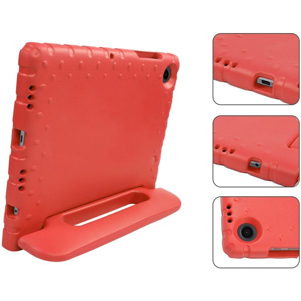 Accezz SchutzHülle mit Handgriff kindersicher Samsung Galaxy Tab A8 - Rot