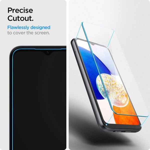 Spigen GLAStR Slim Displayschutzfolie 2-pack Samsung Galaxy A14 (5G/4G)