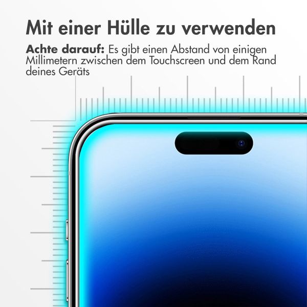Accezz Displayschutz 2er-pack aus gehärtetem Glas Apple iPhone 15 / 15 Pro / 16