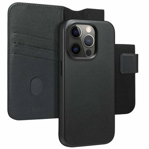 Accezz 2-in-1 Klapphülle aus Leder mit MagSafe Apple iPhone 15 Pro - Onyx Black