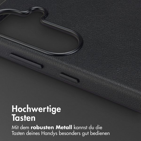 Accezz MagSafe Leather Backcover Samsung Galaxy S26 Plus - Onyx Black