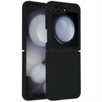 Accezz Liquid Silikoncase Samsung Galaxy Z Flip 5 - Schwarz