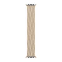 Apple Geflochtenes Solo Loop für  Apple Watch | 44/45/46/49 mm - Größe 4 - Beige
