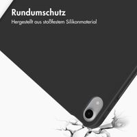 Accezz Smarte Klapphülle aus Silikon Apple iPad Air 11 Zoll (2026) M4 / (2025) M3 / (2024) M2 / Air 5 (2022) / Air 4 (2020) - Schwarz