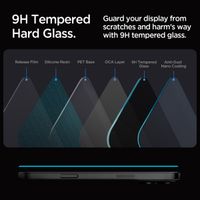 Spigen GLAStR Privacy EZ Fit Displayschutzfolie + Applicator - 2er-Pack Apple iPhone 17 / 17 Pro / 16 Pro