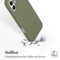 Accezz Liquid Silikoncase mit MagSafe Apple iPhone 16 - Cooper Green
