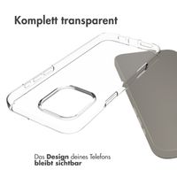 Accezz Clear TPU Backcover Apple iPhone 16 Pro Max - Transparent