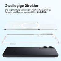 Accezz Xtreme Impact Backcover mit MagSafe Samsung Galaxy S25 Edge - Transparent