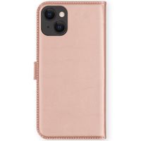 Selencia Echtleder Klapphülle Apple iPhone 13 - Rosa