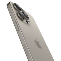 Spigen Optik Pro EZ Fit Lens Protector 2er-Pack Apple iPhone 16 Pro (Max) / 15 Pro (Max) - Titanium