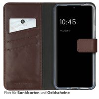 Selencia Echtleder Klapphülle Samsung Galaxy A54 (5G) - Braun