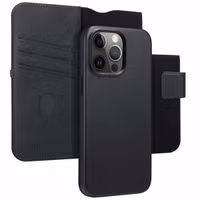 Accezz 2-in-1 Klapphülle aus Leder mit MagSafe Apple iPhone 15 Pro Max - Onyx Black