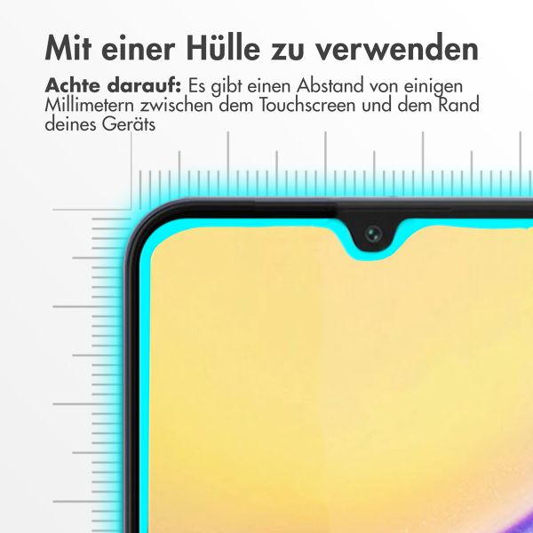Accezz Displayschutz 2er-pack aus gehärtetem Glas Samsung Galaxy A15 (5G/4G)