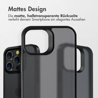 Accezz Rugged Frosted Back Cover Apple iPhone 14 Pro - Schwarz