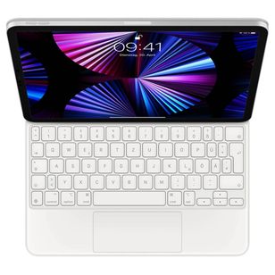 Apple Magic Keyboard Apple iPad Air 11 Zoll (2026) M4 / (2025) M3 / (2024) M2 / Air 5 (2022) / Air 4 (2020) / Pro 11 (2018/2020/2021/2022) - QWERTZ / DE - Weiß