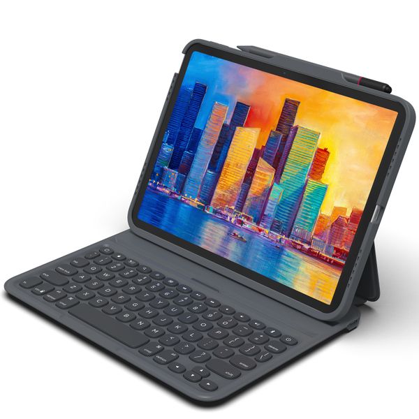 ZAGG Pro Keys Keyboard Klapphülle Apple iPad 11 (2025) 11 Zoll A16 / iPad 10 (2022) 10.9 Zoll - QWERTY / NL - Schwarz