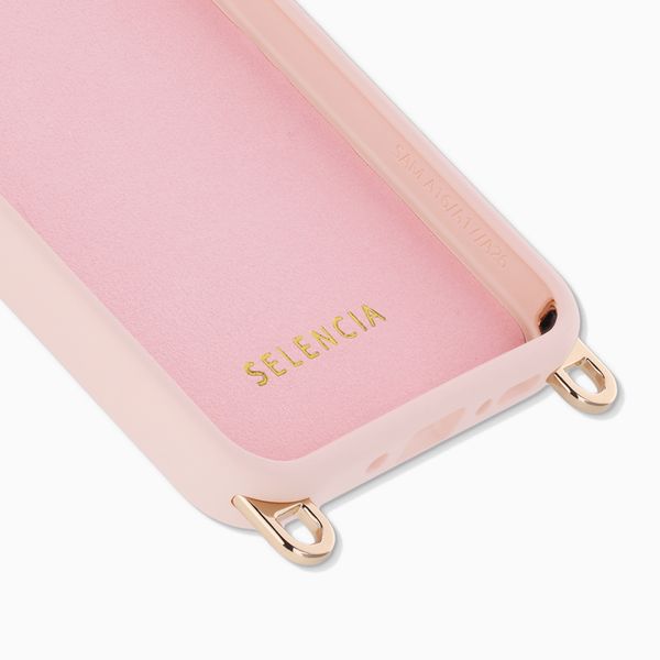 Selencia Rivièra Backcover mit MagSafe mit abnehmbaren Haken Samsung Galaxy A18 / A17 / A16 / A26 - Sorbet Pink