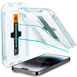 Spigen GLAStR Fit Displayschutzfolie 2er-Pack + Applicator Apple iPhone 14 Pro