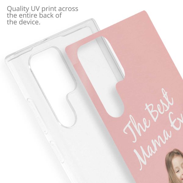 Gestalte deine eigene Clear Case Samsung Galaxy S22 Ultra - Transparent