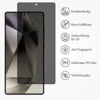 Accezz Privacy Displayschutz aus gehärtetem Glas Samsung Galaxy S25 Ultra