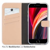 Selencia Echtleder Klapphülle Apple iPhone 17e / 16e - Dusty Pink