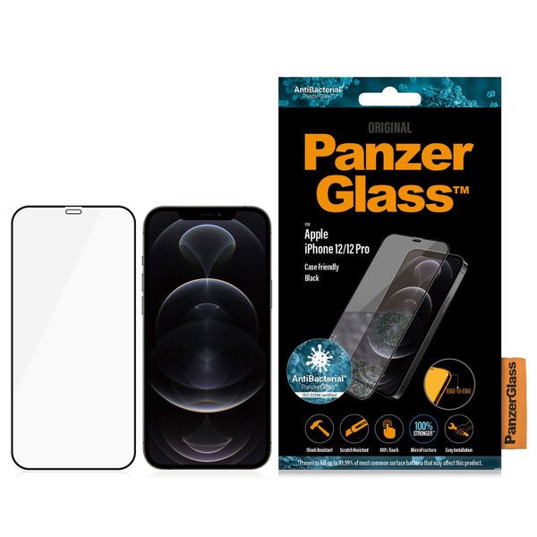 PanzerGlass Case Friendly Displayschutzfolie Schwarz Apple iPhone 12 (Pro)