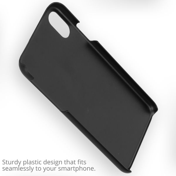 Gestalte deine eigene Hardcase Hülle Apple iPhone X / Xs - Schwarz